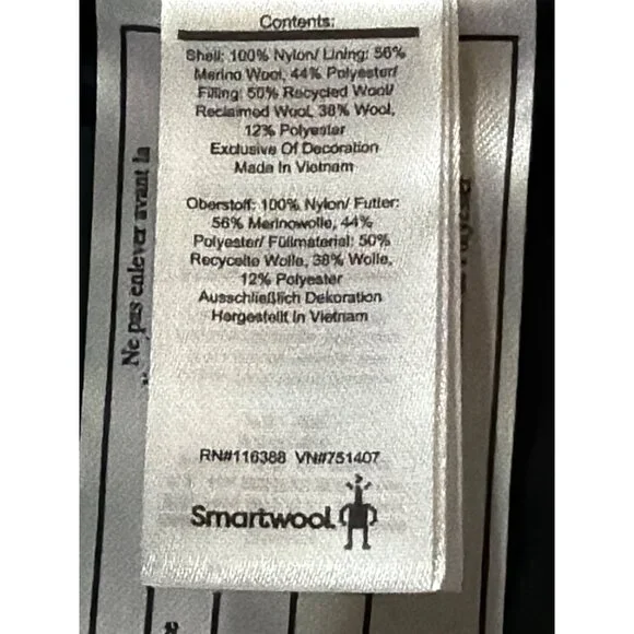 NWT Smartwool Smartloft Quilted Puffer Full Zip Mini Skirt Black Small MSRP$120 - Picture 17 of 17